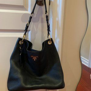 Authentic Black Prada Shoulder/Tote Bag